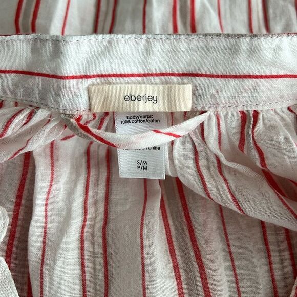 Eberjey White and Red Striped Tunic/Swim Cover - Picture 6 of 6